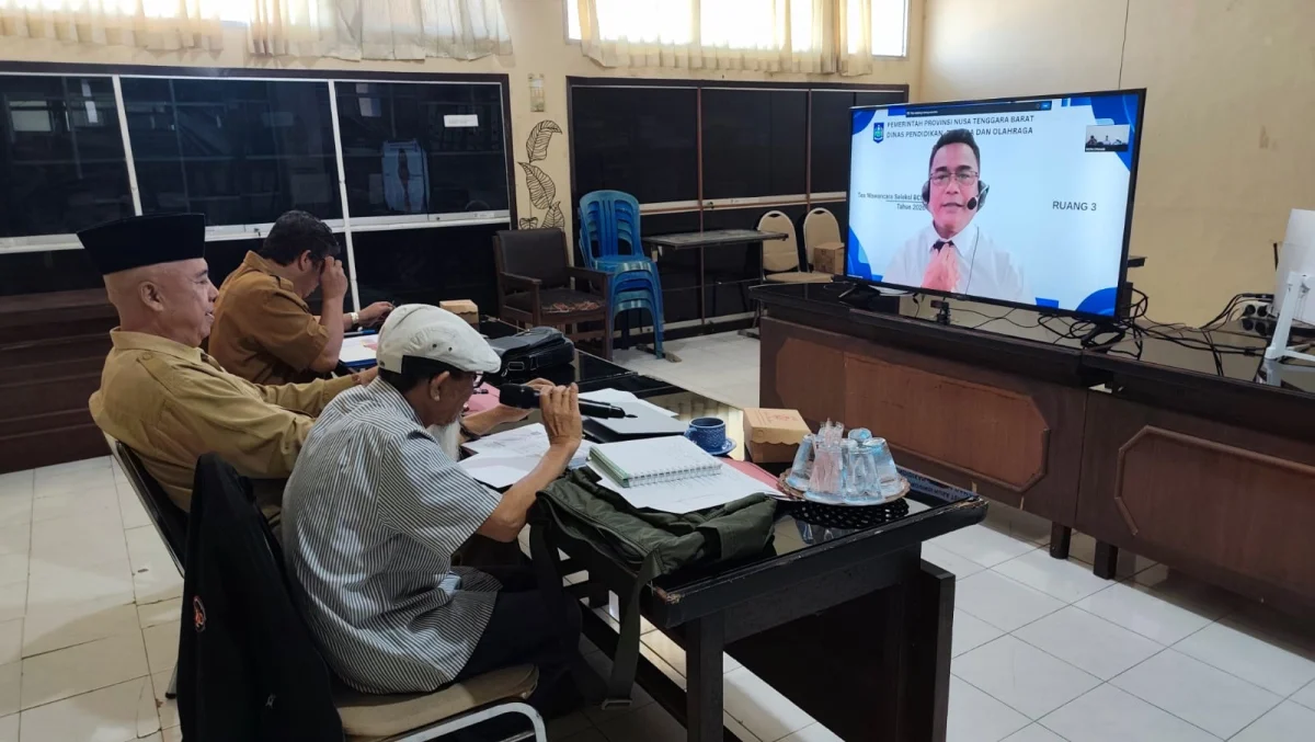 Dinas Dikpora NTB Gelar Seleksi Wawancara Daring bagi 360 Bakal Calon Kepala Sekolah Guna Tingkatkan Mutu Pendidikan Daerah