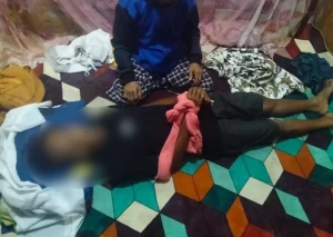 Ayah Gantung Diri, Anak Histeris