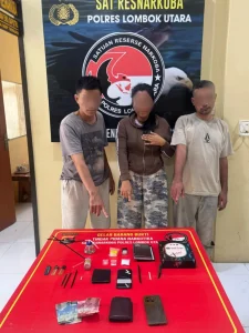 Tim Opsnal Satresnarkoba Polres Lombok Utara Berhasil Meringkus Bandar Sabu DPO Asal Mataram Melalui Pengembangan Kasus Lintas Wilayah