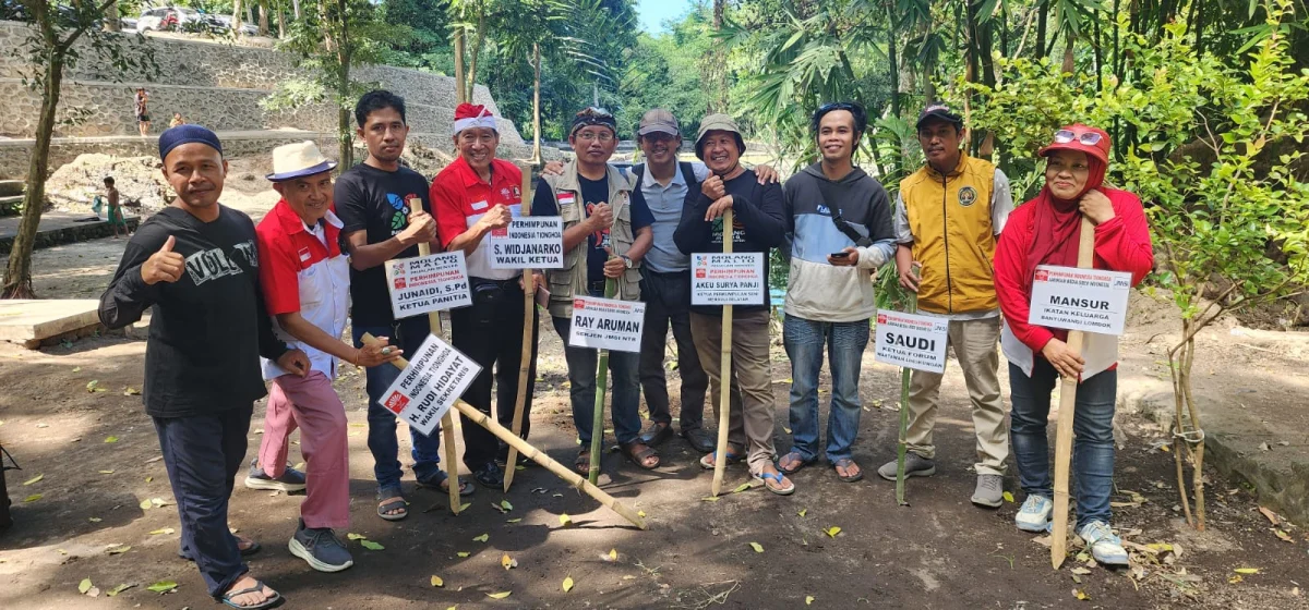 JMSI NTB dan INTI NTB Bersinergi dalam Penghijauan dan Bakti Sosial Dukung Pelestarian Budaya di Mualan Benyer Lombok Timur