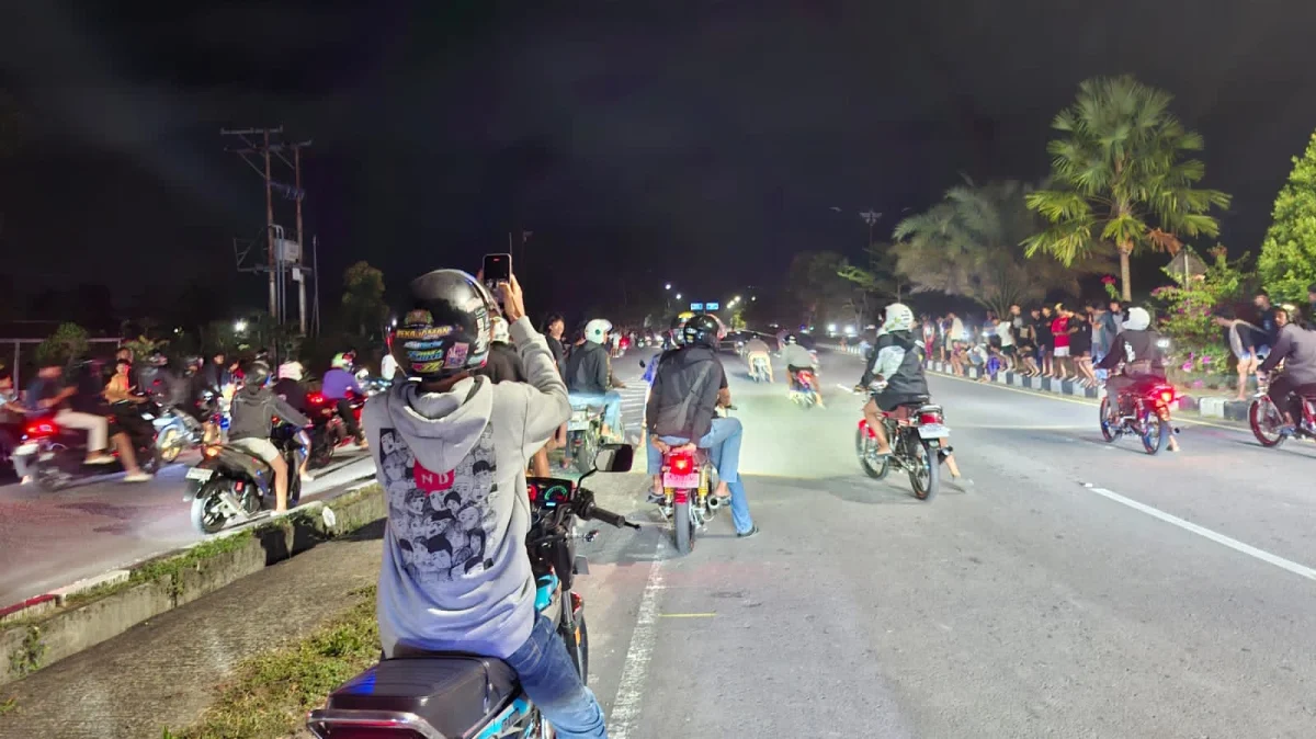 Polres Lombok Barat Intensifkan Penertiban Balap Liar di Bypass BIL, Amankan Puluhan Kendaraan dan Bubarkan Kerumunan Pelaku Demi Keselamatan Warga