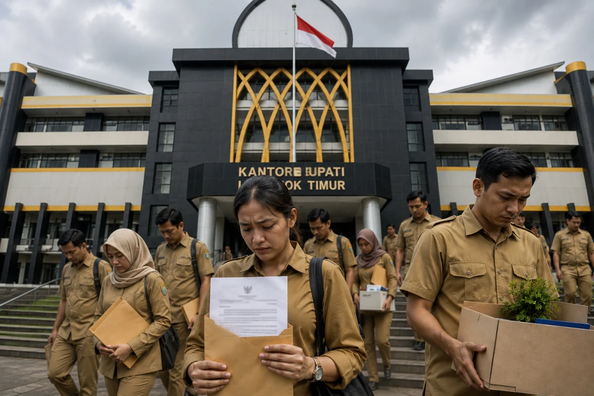 Pemerintah Kabupaten Lombok Timur Berhentikan 58 Pegawai Pemerintah dengan Perjanjian Kerja (PPPK) Paruh Waktu Akibat Beragam Alasan