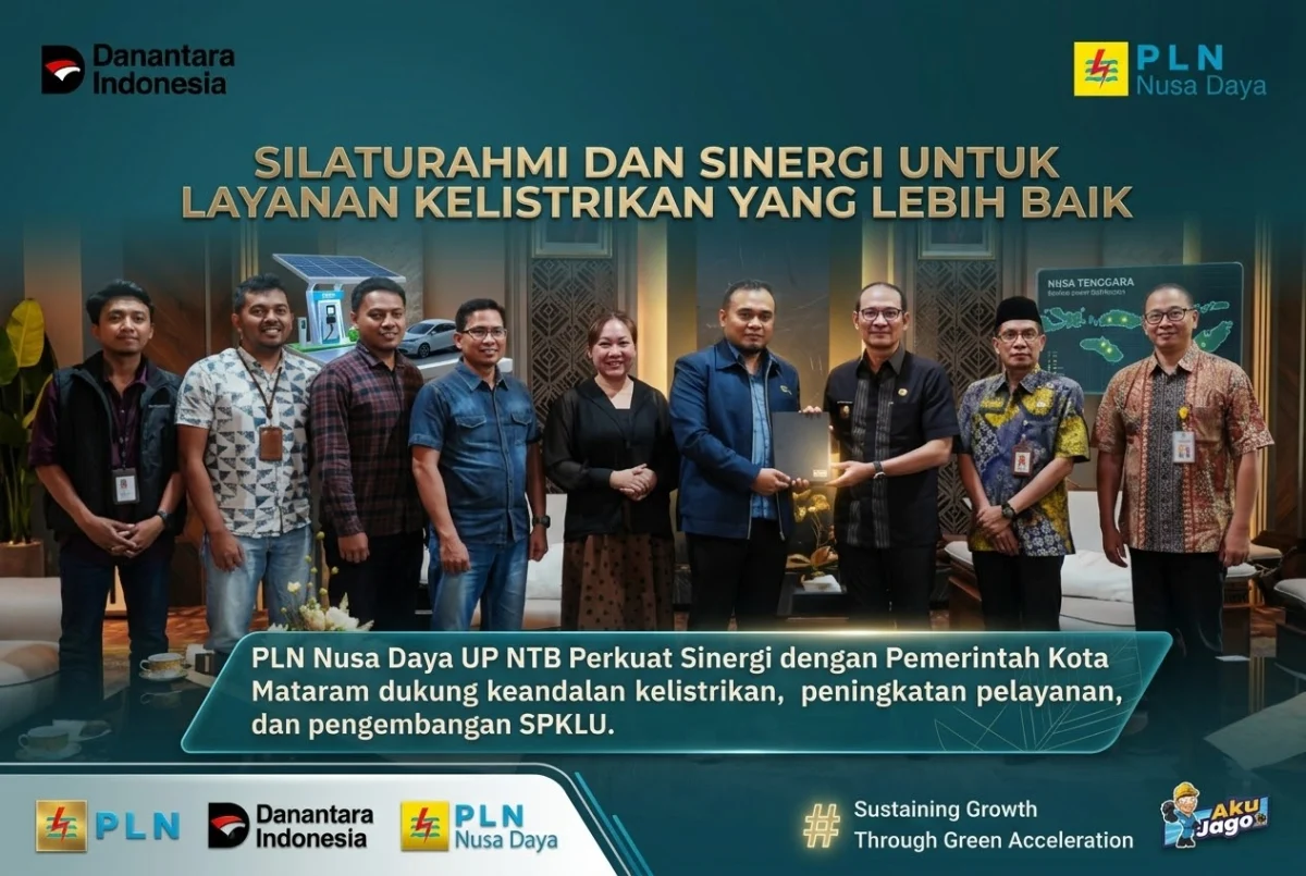 PLN Nusa Daya UP NTB Perkuat Sinergi dengan Pemerintah Kota Mataram untuk Layanan Kelistrikan Andal dan Dukungan Ekosistem Kendaraan Listrik