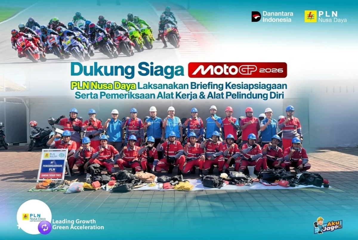 PLN Nusa Daya Perkuat Kesiapsiagaan Operasional Kelistrikan untuk Mendukung Gelaran MotoGP 2026 di Sirkuit Mandalika