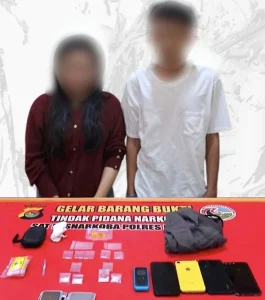 Satresnarkoba Polresta Mataram Tangkap Pasangan Kekasih Asal Bima Terkait Kepemilikan Sabu di Kamar Kos Pagutan Timur