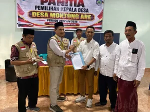 Heri Iskan Resmi Daftar Calon Kades Montong Are, Usung Semangat Kolaborasi "Teberiuk"